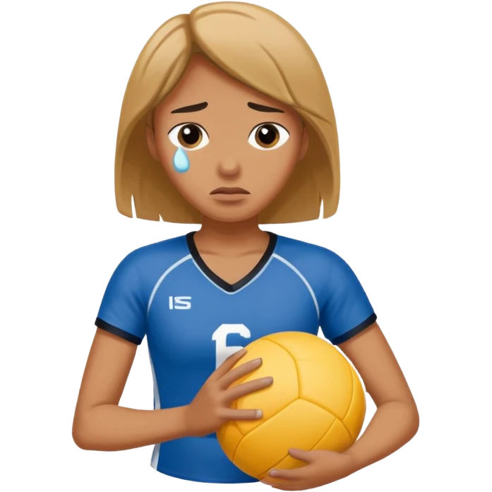🏐 + 🥺 emoji