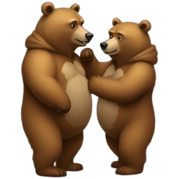Bears swapping assets emoji