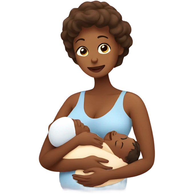 Breastfeeding mama emoji