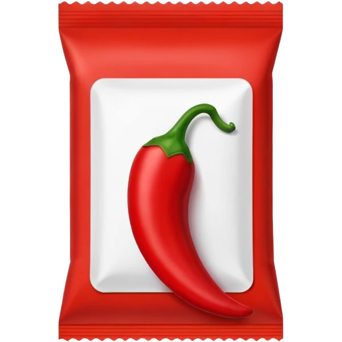 Chilli powder packet emoji