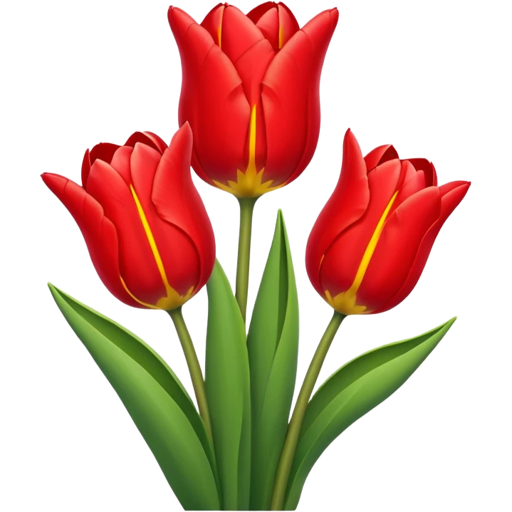 tulips emoji