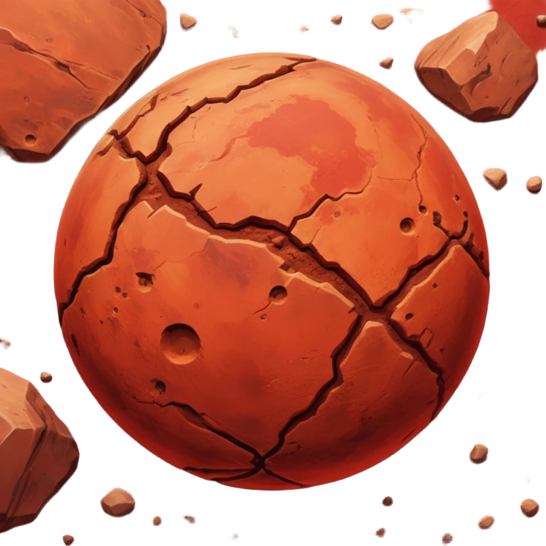 mars planet emoji