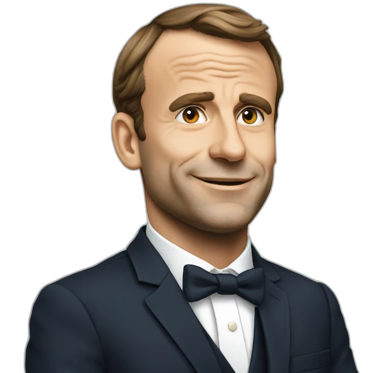 Macron en slip emoji