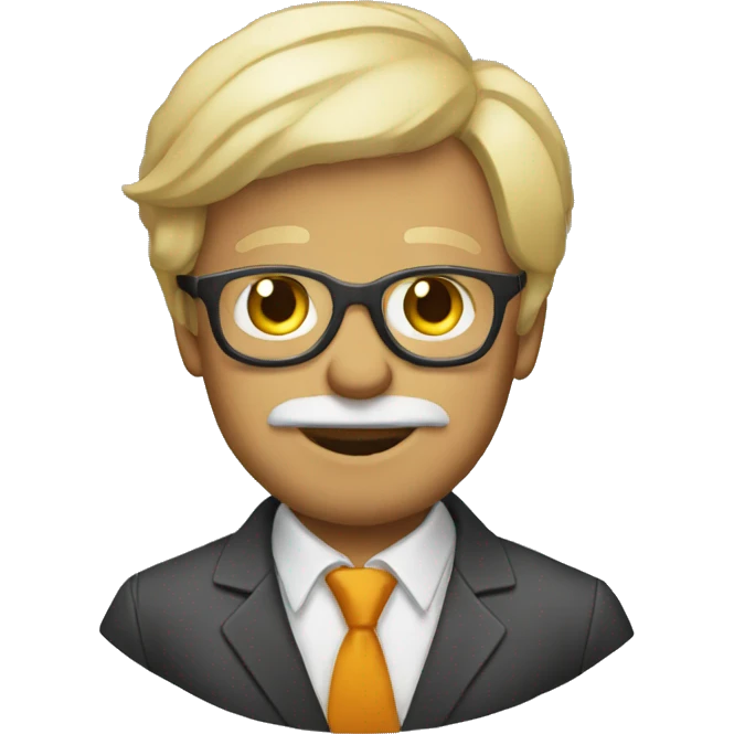 Patito oficinista emoji