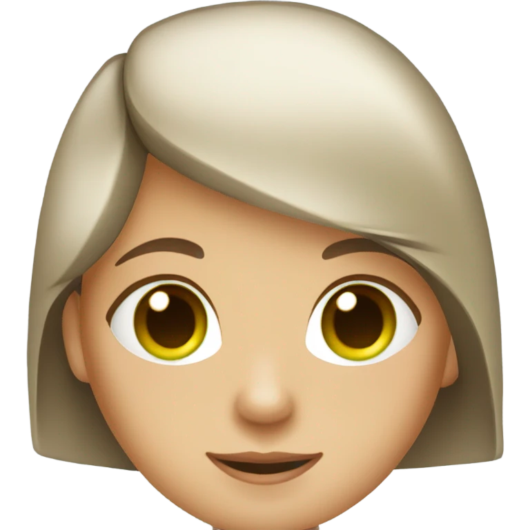Brown hair girl with green eyes in bathrope emoji