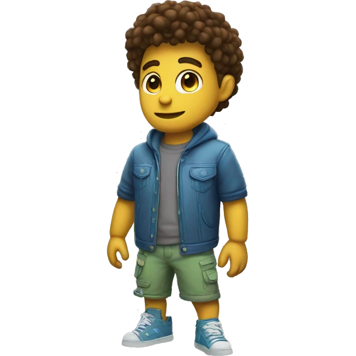 Cool Electrike full body emoji