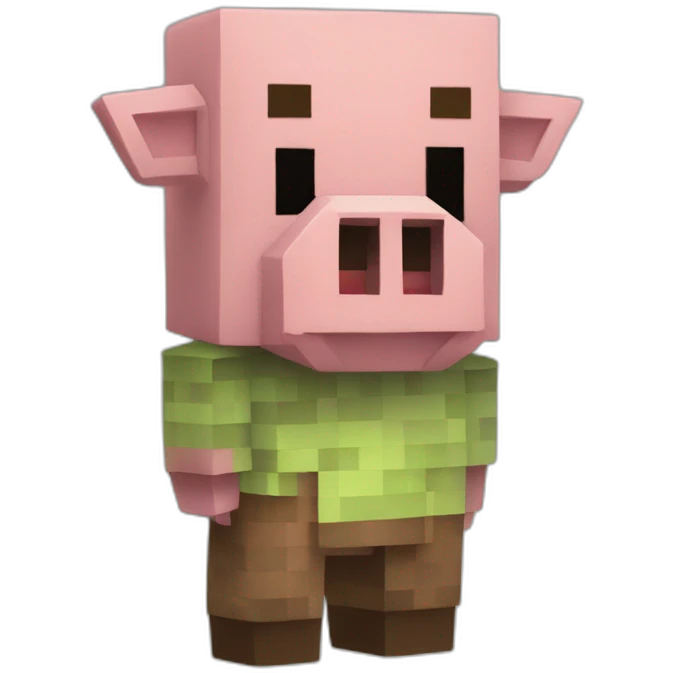 Mincraft piglin emoji
