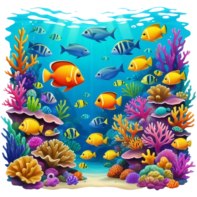 Tropical reef emoji
