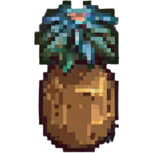 a wooden peg, pixel art style emoji