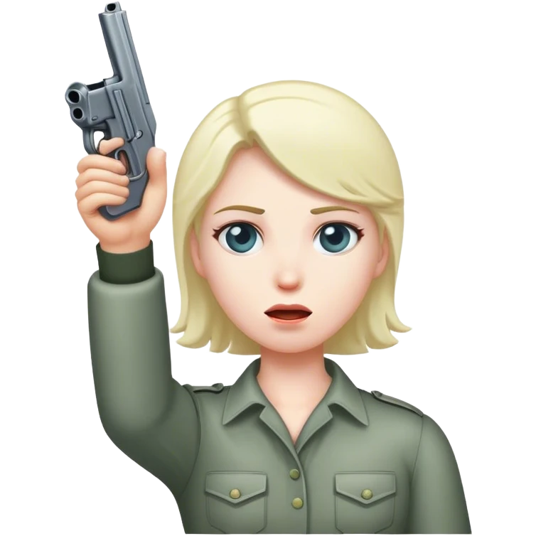 a person putting a gun up to their head emoji