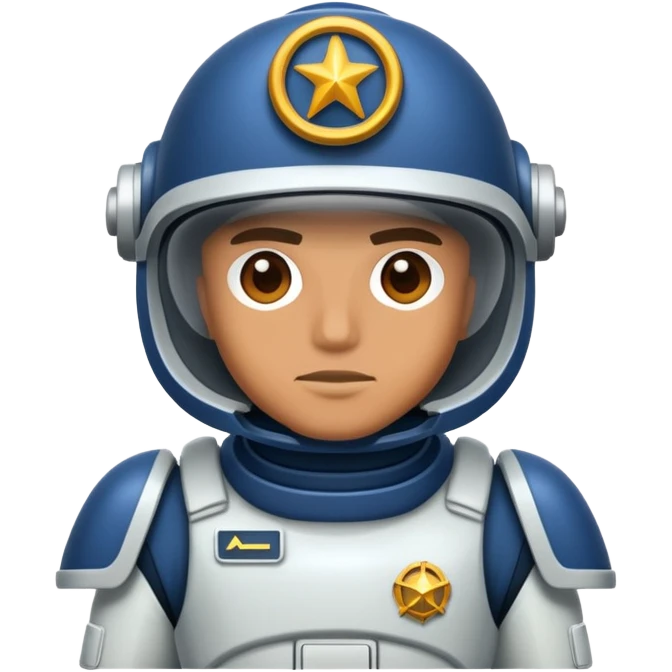 curious spaceship marine trooper emoji