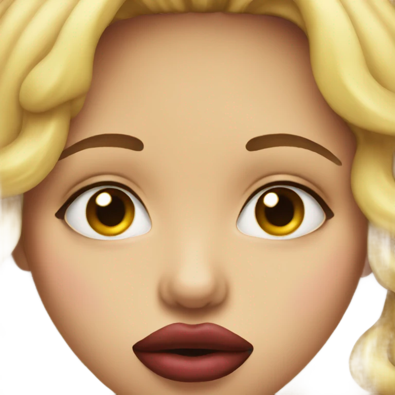 Big lips emoji
