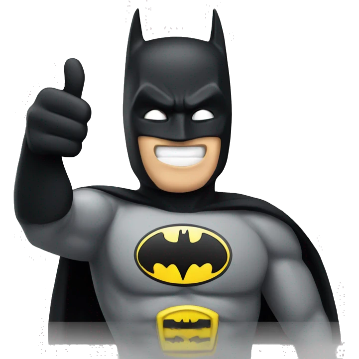 Batman thumbs up emoji