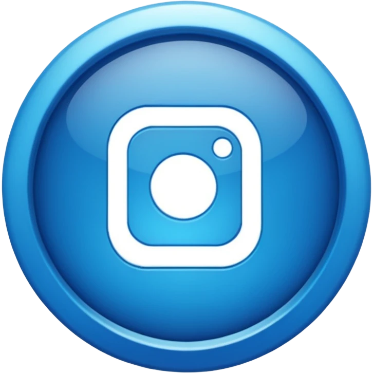 Instagram verification badge emoji in a blue stamp  emoji