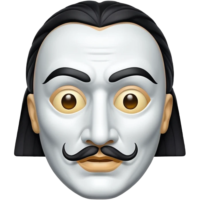 Money heist dali mask  emoji