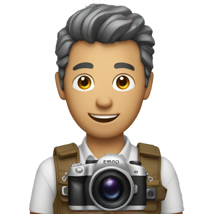 man with camera emoji