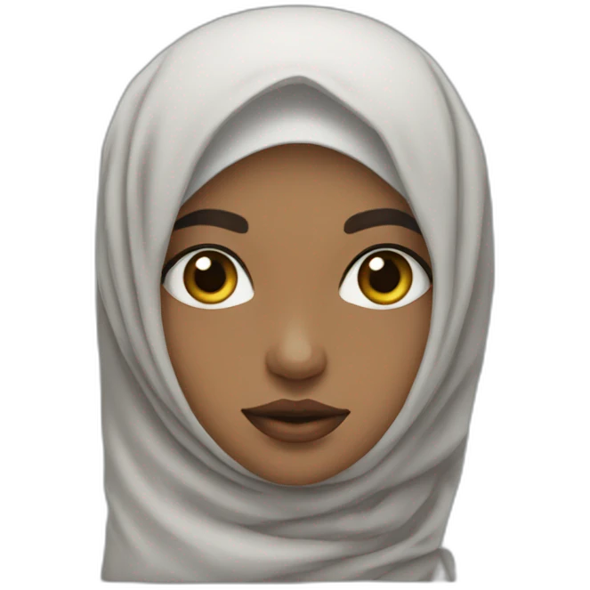 fille-hijab-yeux-bleus emoji