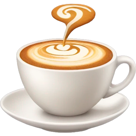 Cappuccino a cup  emoji