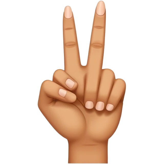 Middle finger emoji