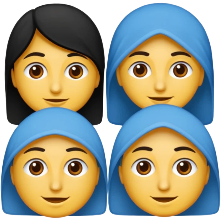 Mavi tık normal dairə gibi olsun dedim emoji