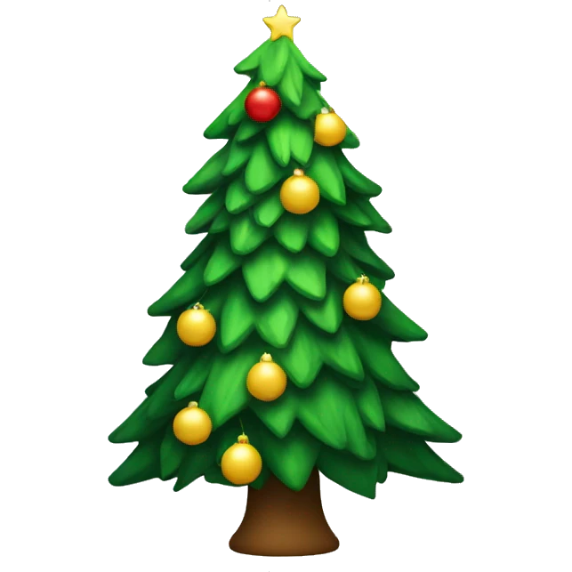 Christmas tree emoji