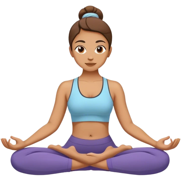 Female yoga teacher emoji
