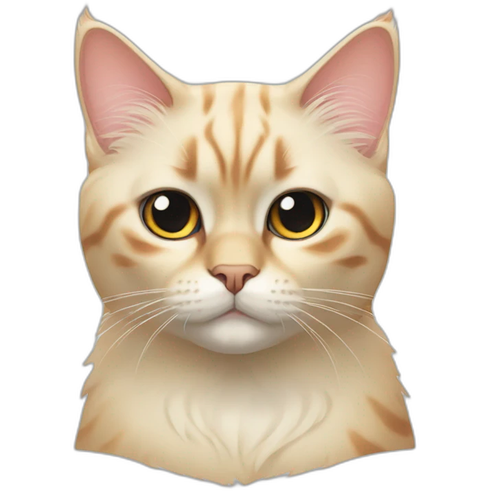 himalayan flame point cat emoji