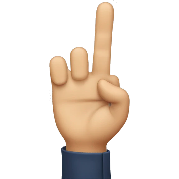 french fingers crossed emoji