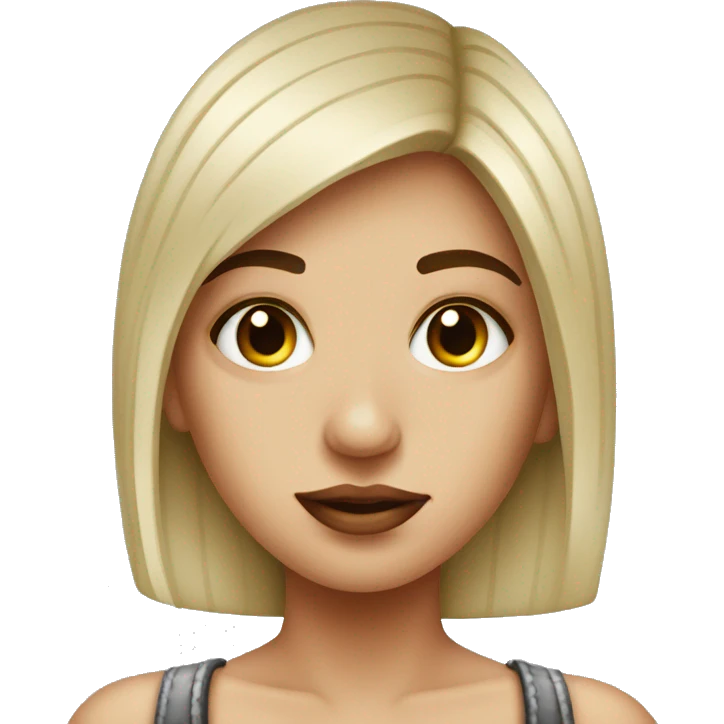 Piercer girl with needle  emoji