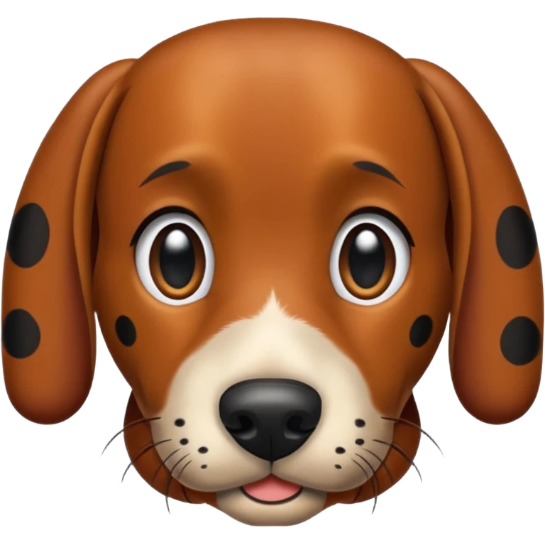 teckel con manchas  emoji