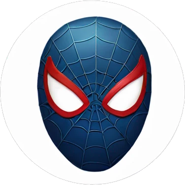 Spiderman mask emoji