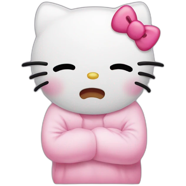 Hello kitty crying emoji emoji