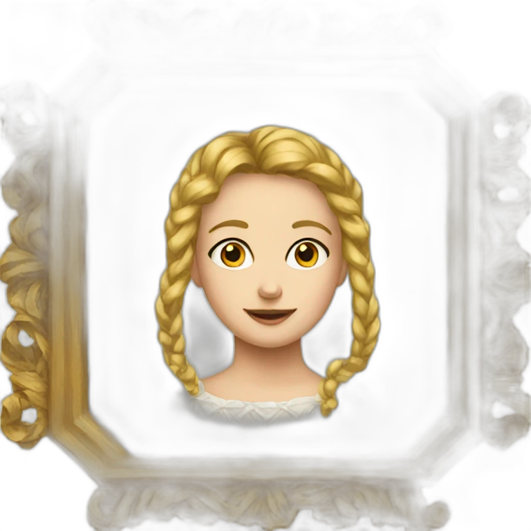 Art painting frame emoji