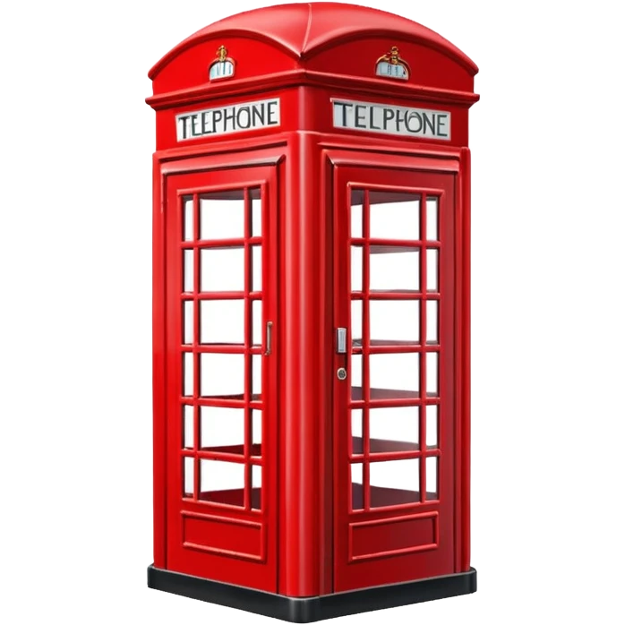 London telephone box emoji