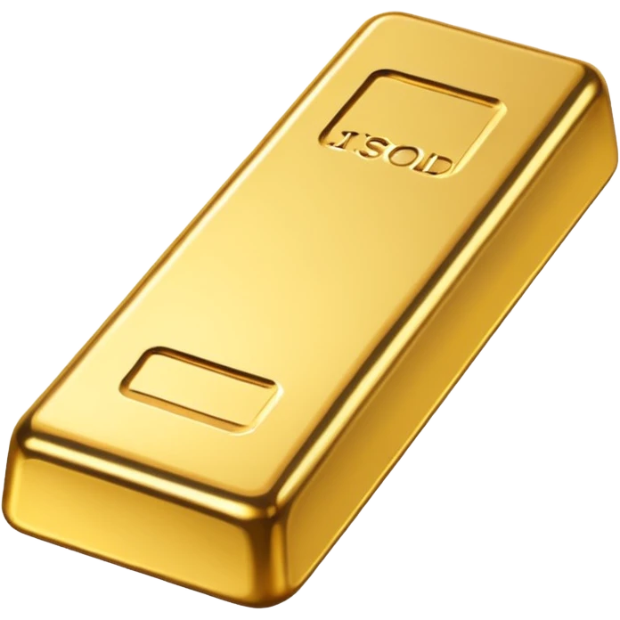 Gold bar emoji