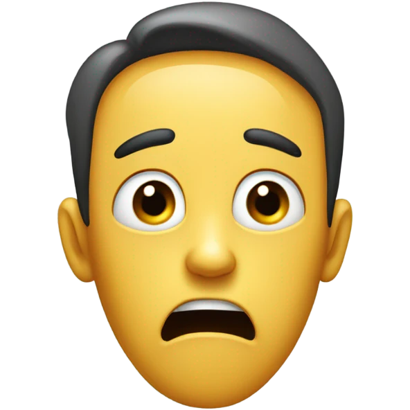 Crying out emoji