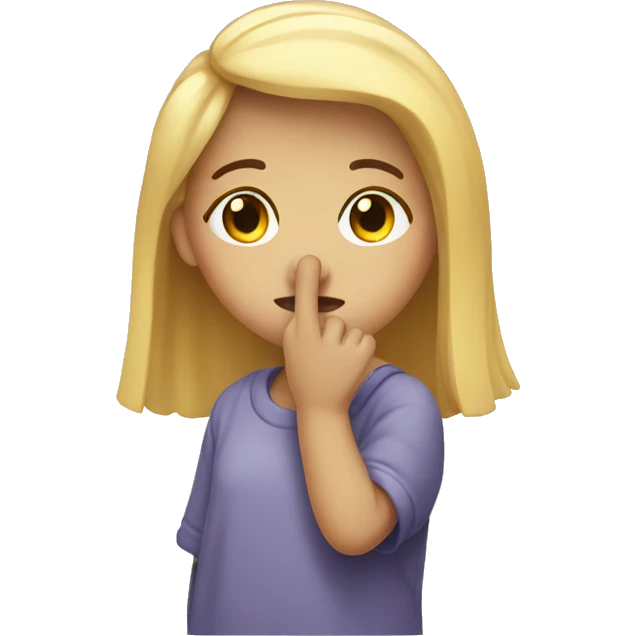 Sad girl waving goodbye  emoji