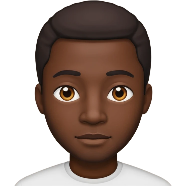 black man emoji