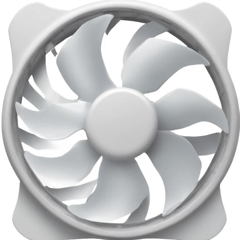 white stand fan blades only emoji