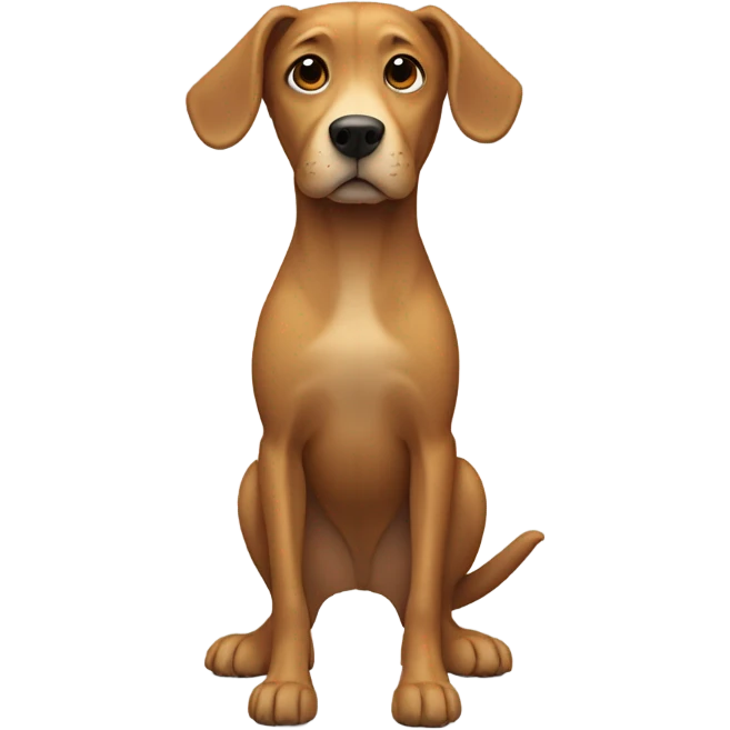 Dog with hands  emoji