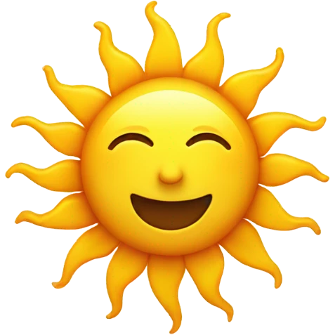 Sun emoji
