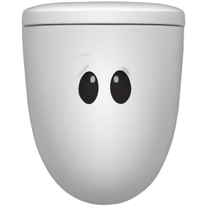 Jeremy Renner's head inside of a toilet emoji
