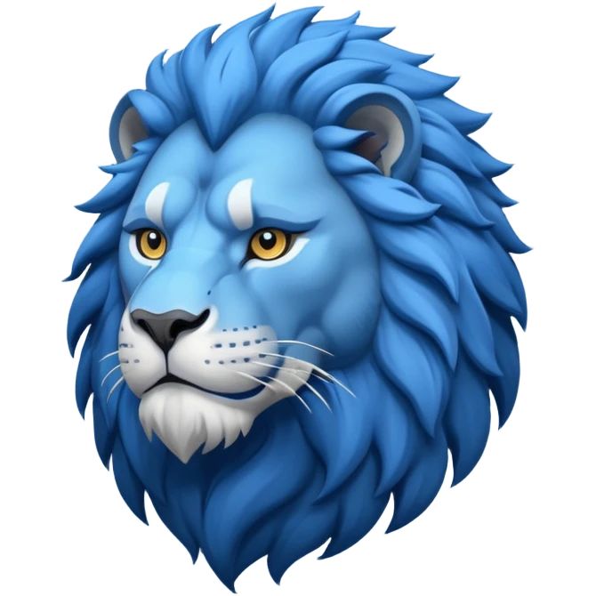 blue lion emoji