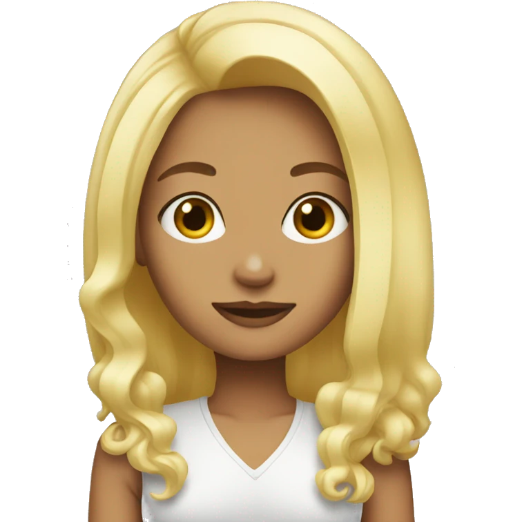 Girl blonde emoji