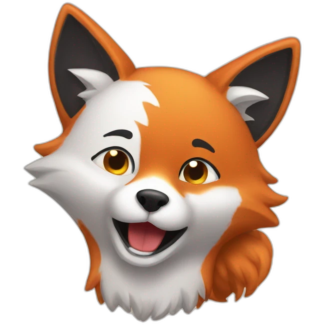 Good night fox emoji