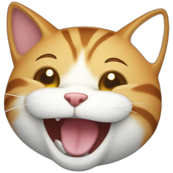 Laughing cat  emoji