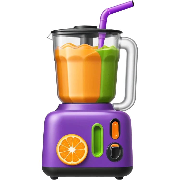 A SMOOTHIE MACHINE WITHOUT THE LID ON, THE SMOOTHIE SPLASHES OUT emoji