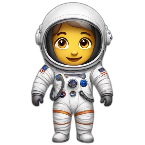 Astronaut cute emoji