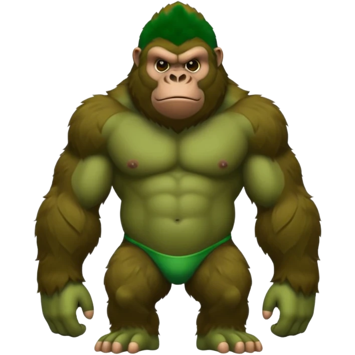 green gorila emoji
