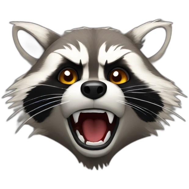 angry raccoon emoji